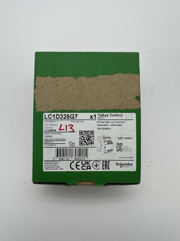 Контактор Schneider LC1D326G7