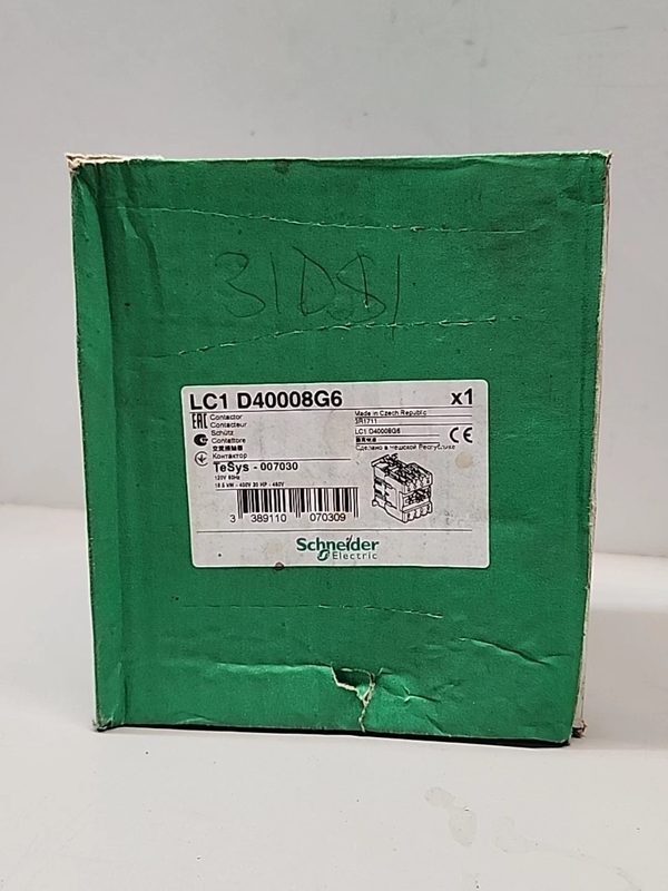 Контактор Schneider LC1D40008G6