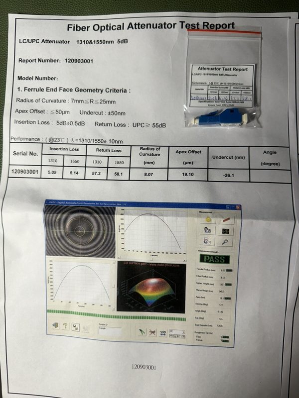 Оптический модуль LC/UPC-5DB