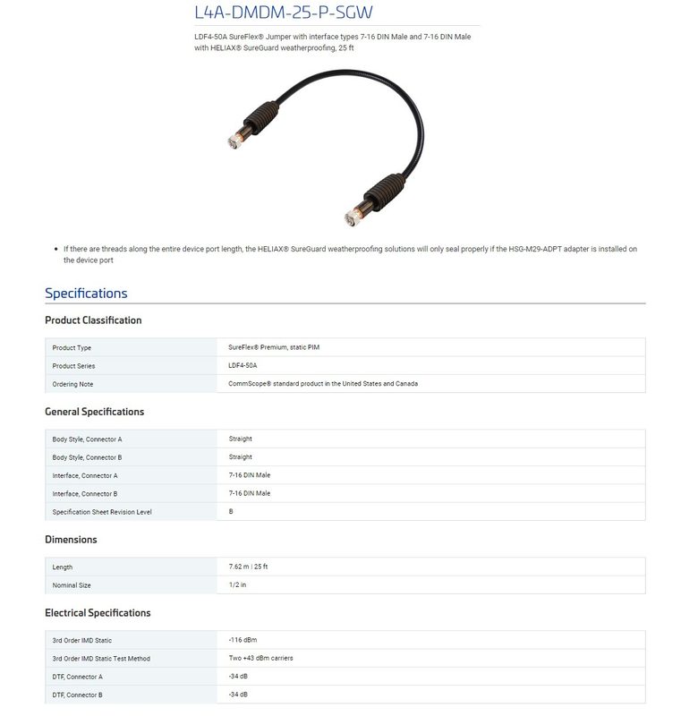Операторское оборудование CommScope LDF4-50A