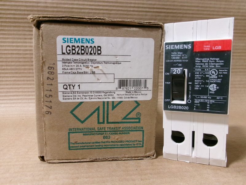 Автоматический выключатель Siemens LGB2B020B