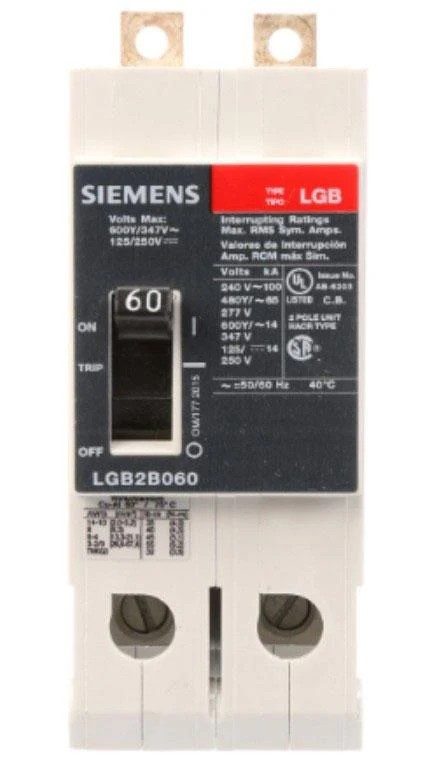 Автоматический выключатель Siemens LGB2B060B