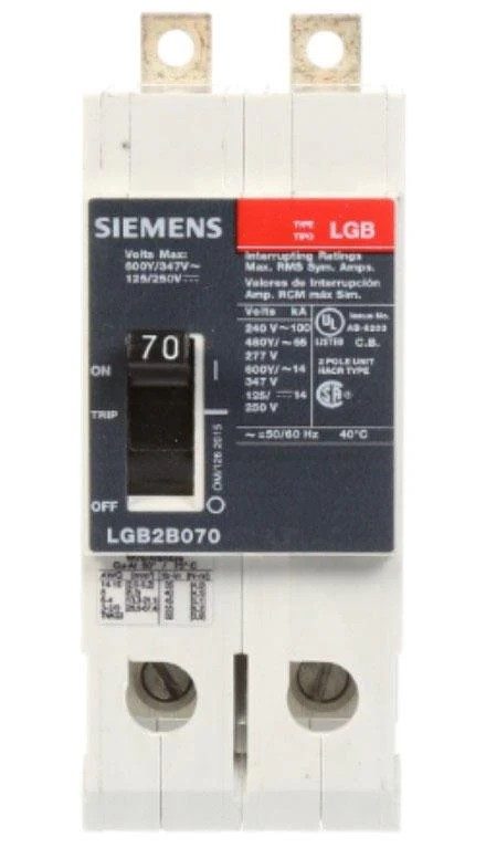 Автоматический выключатель Siemens LGB2B070B