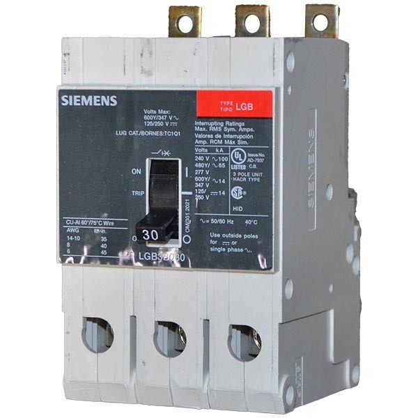 Автоматический выключатель Siemens LGB3B030
