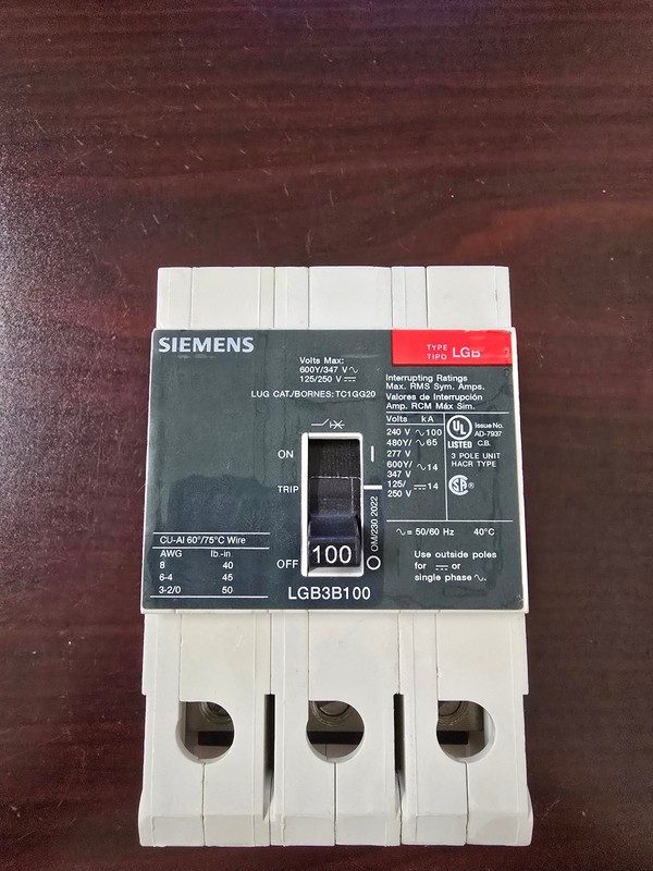 Автоматический выключатель Siemens LGB3B100B