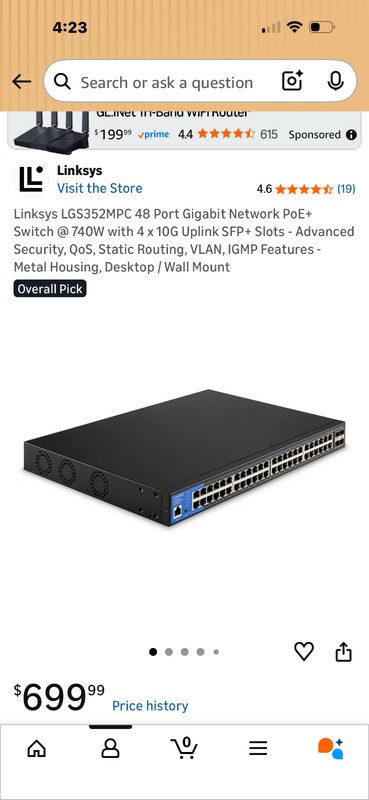 Коммутатор Cisco LGS352MPC