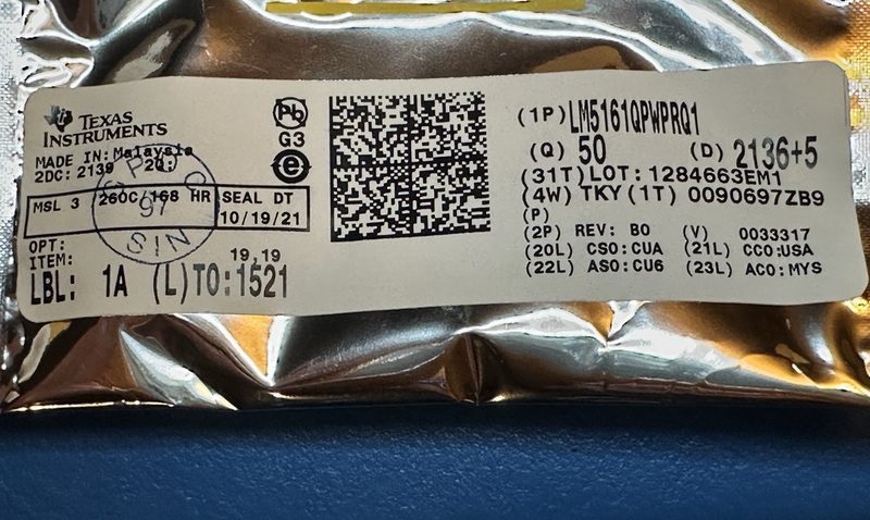 Микросхема LM5161QPWPRQ1