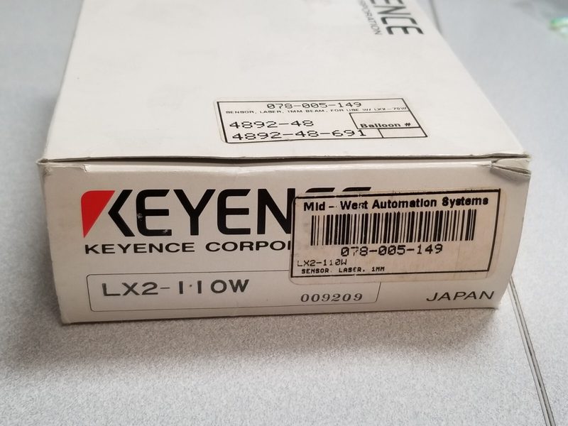 Фотоэлектрический датчик Keyence LX2-110W