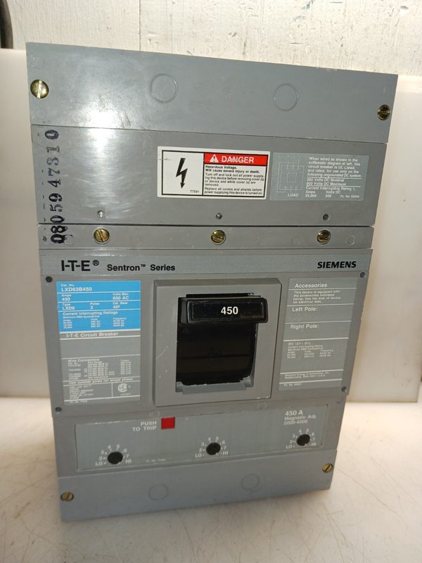 Автоматический выключатель Siemens LXD63B450