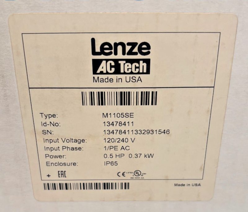 Частотный преобразователь Lenze M1105SE