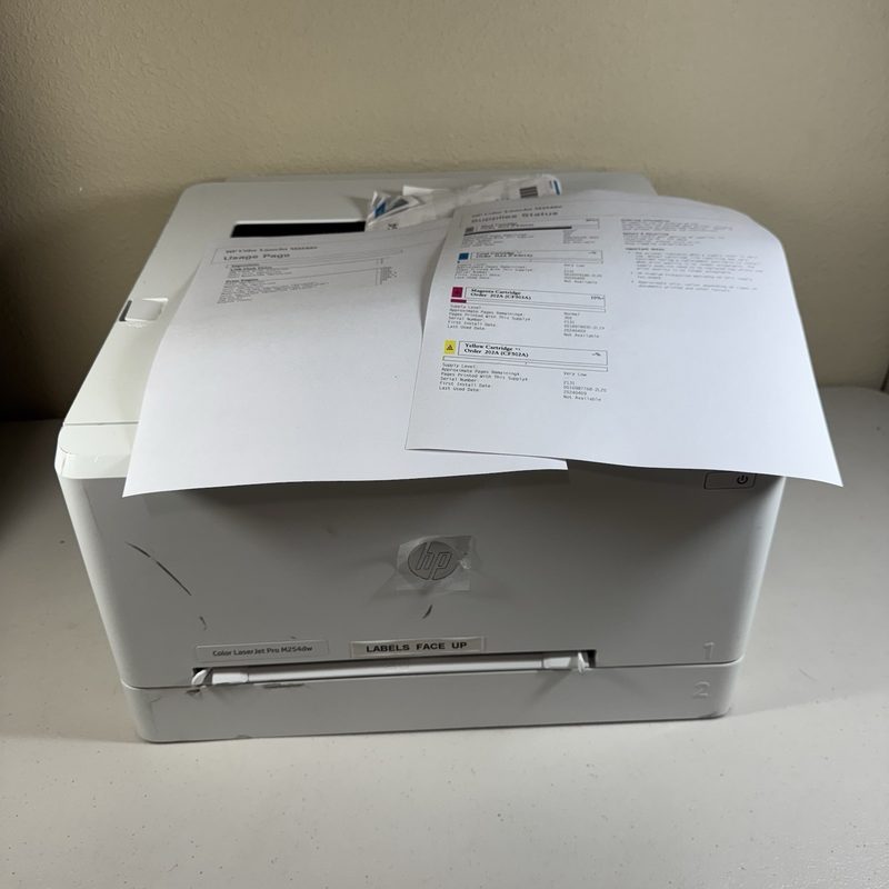 Лазерный принтер HPE M254DW