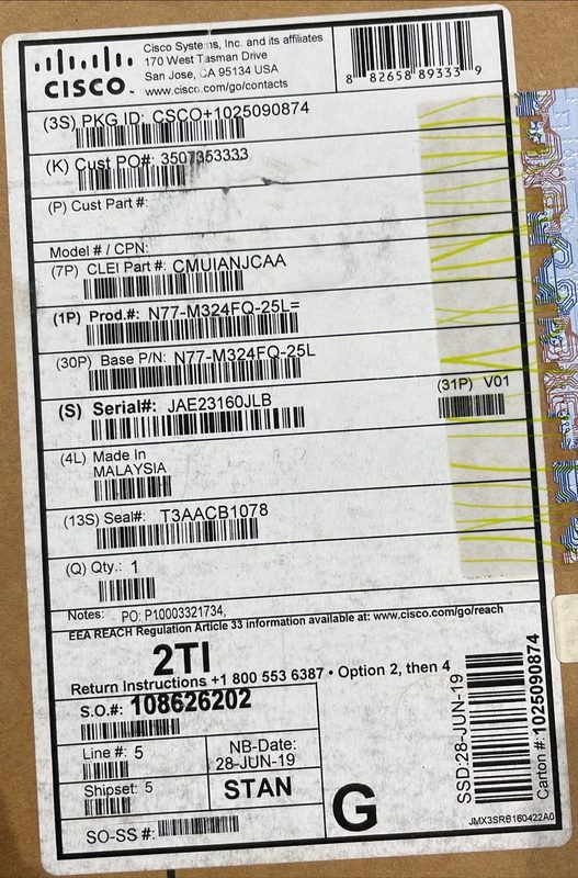 Коммутатор Cisco M3-SERIES