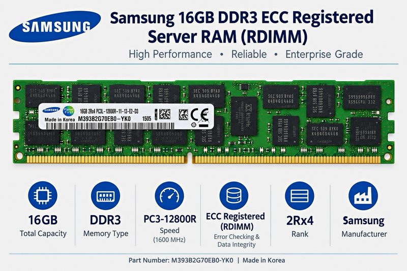 Модуль памяти Samsung M393B2G70EB0-YK0