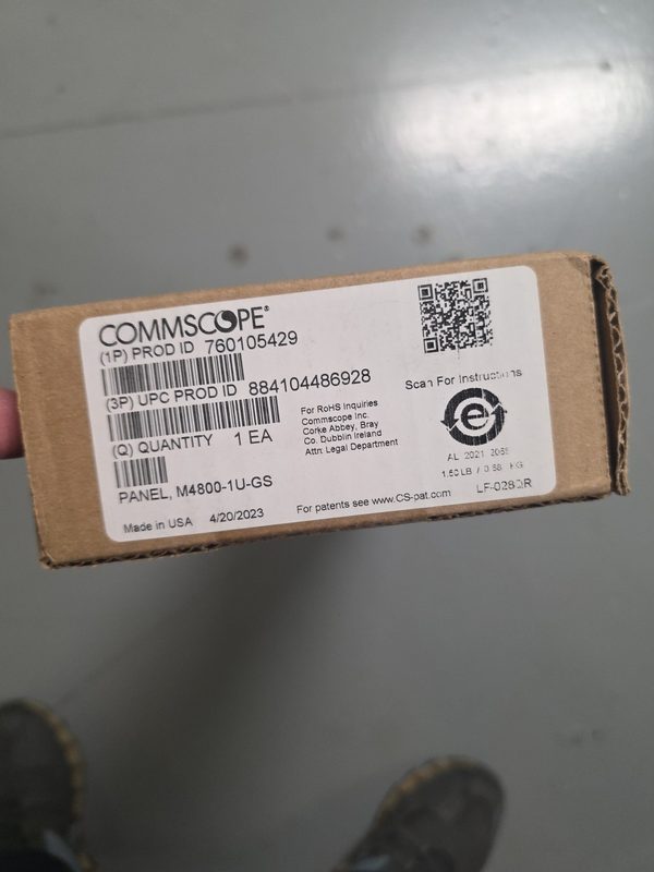 Патч-панель CommScope M4800-1U-GS