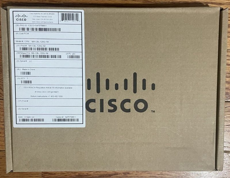 Коммутатор Cisco MA-CBL-120G-1M
