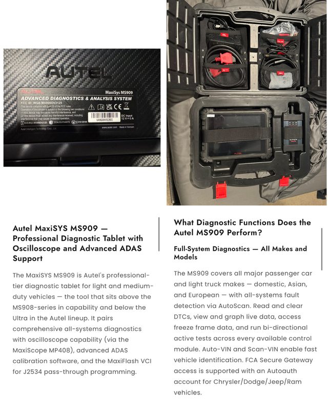 Диагностический сканер Autel MA600