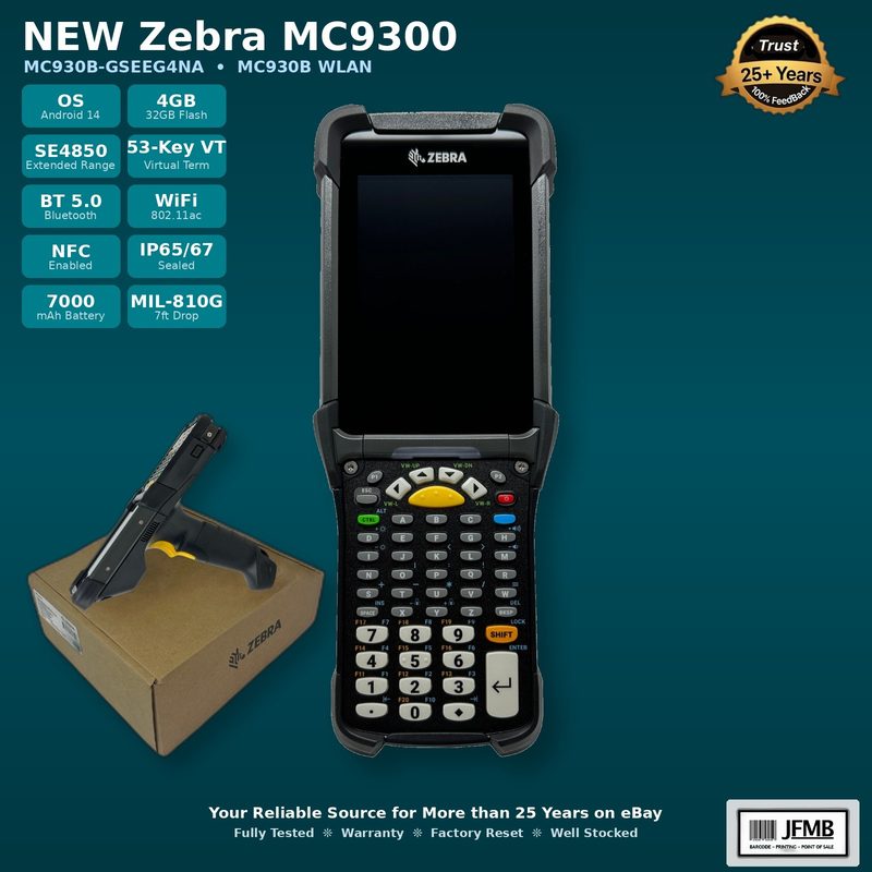 Терминал сбора данных Zebra MC930B-GSEEG4NA