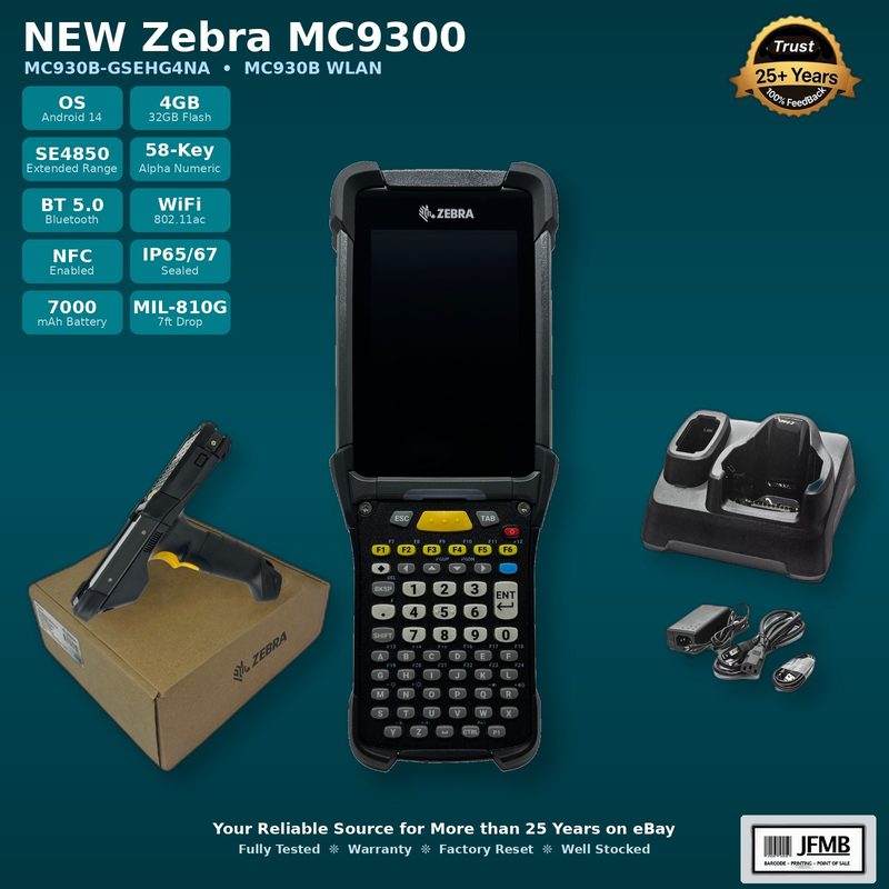 Терминал сбора данных Zebra MC930B-GSEHG4NA