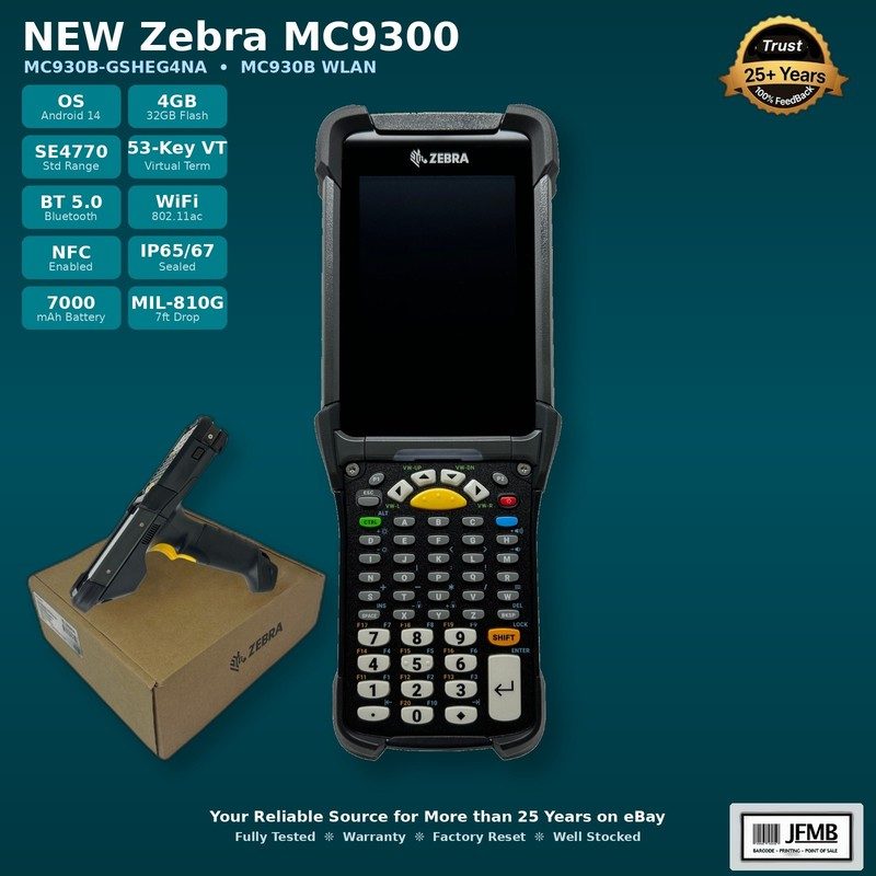 Терминал сбора данных Zebra MC930B-GSHEG4NA