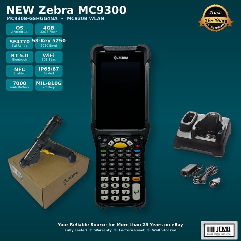 Терминал сбора данных Zebra MC930B-GSHGG4NA