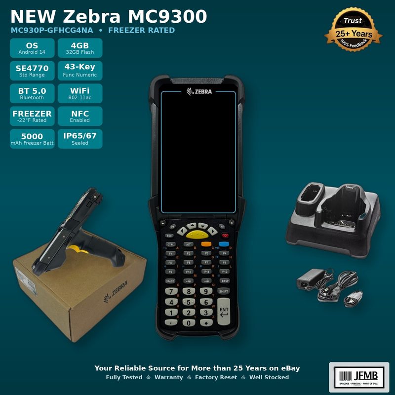 Терминал сбора данных Zebra MC930P-GFHCG4NA