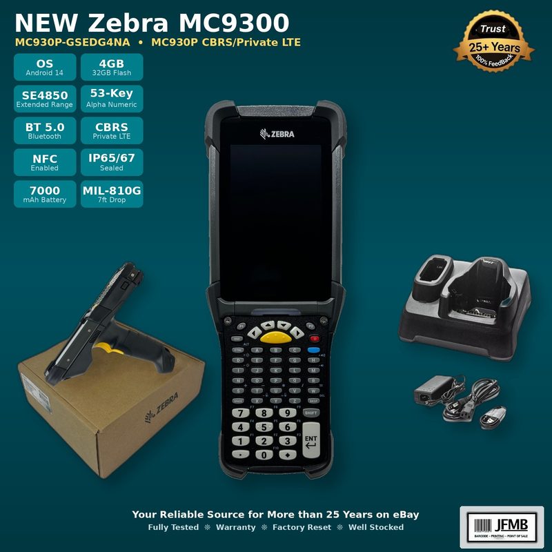 Терминал сбора данных Zebra MC930P-GSEDG4NA