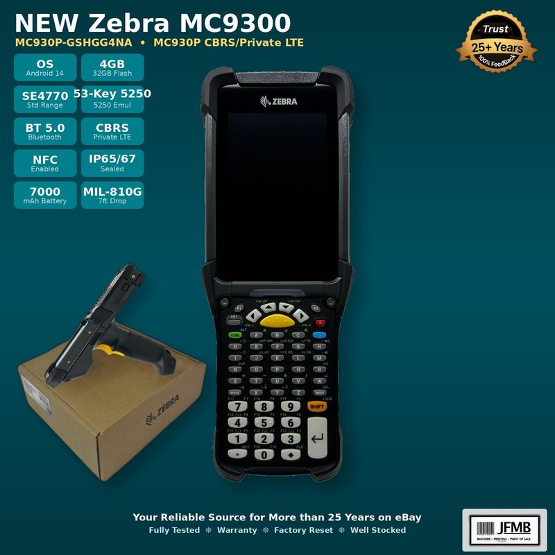 Терминал сбора данных Zebra MC930P-GSHGG4NA