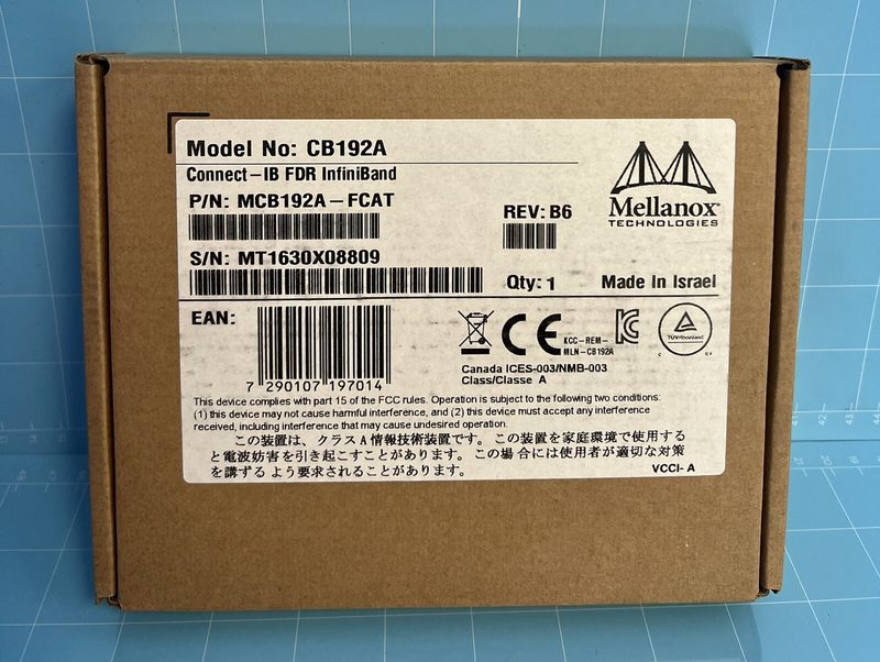 GPU-ускоритель Mellanox MCB192A-FCAT