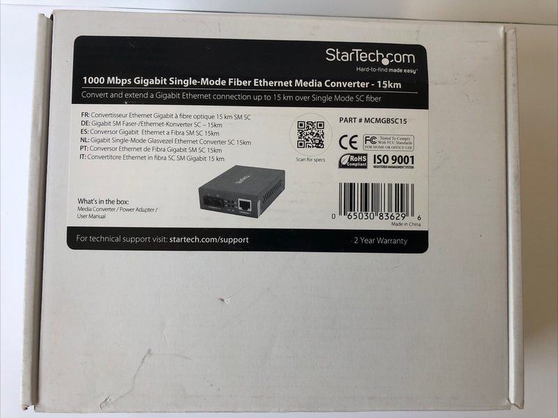 Медиаконвертер StarTech MCMGBSC15