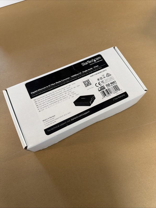 Медиаконвертер StarTech MCMGBSCSM10