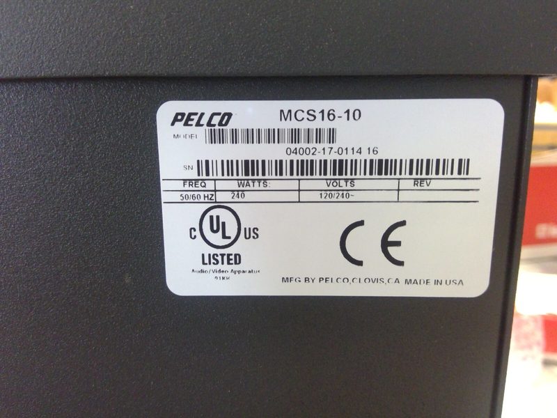 Блок питания Pelco MCS16-10
