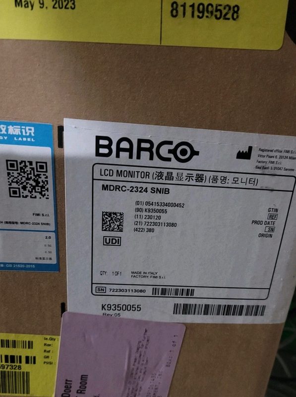 Монитор пациента Barco MDRC-2324