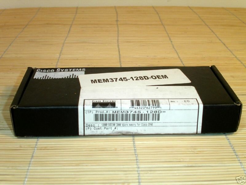 Маршрутизатор Cisco MEM3745-128D