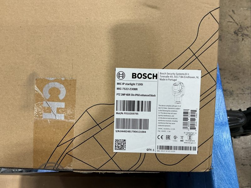 Камера Extreme MIC-7522-Z30BR