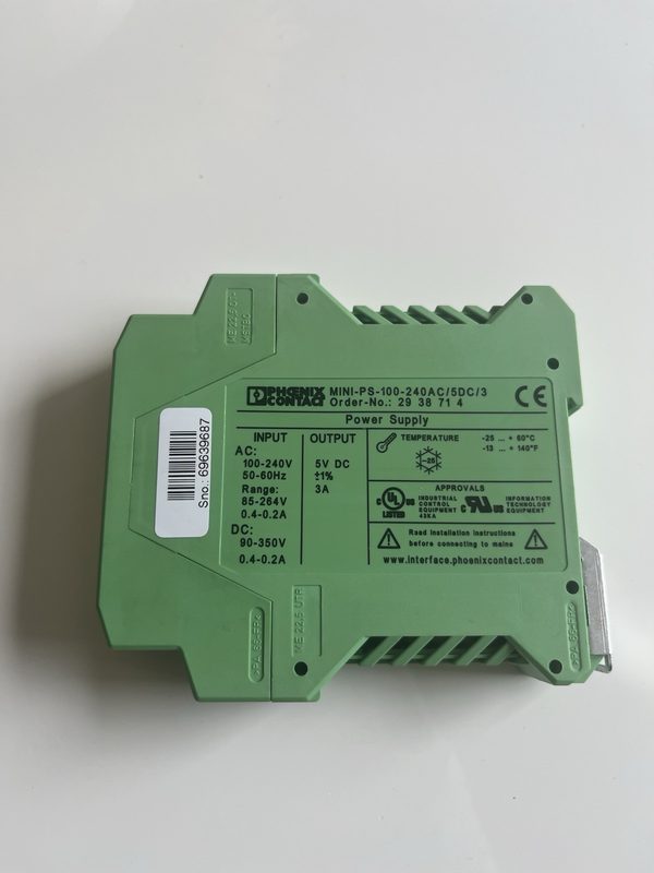Блок питания Phoenix Contact MINI-PS-100-240AC/5DC/3