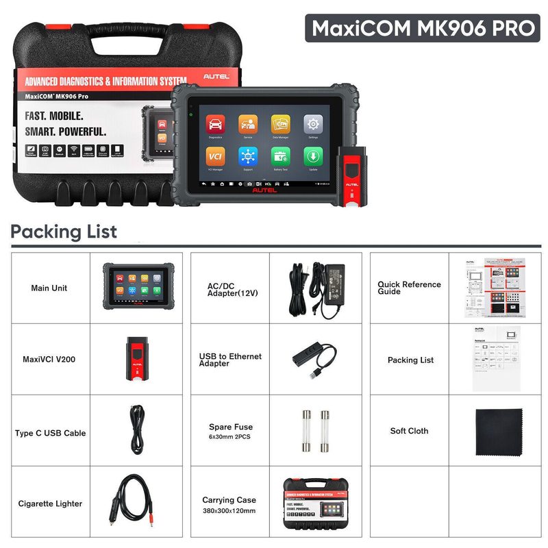 Диагностический сканер Autel MK906
