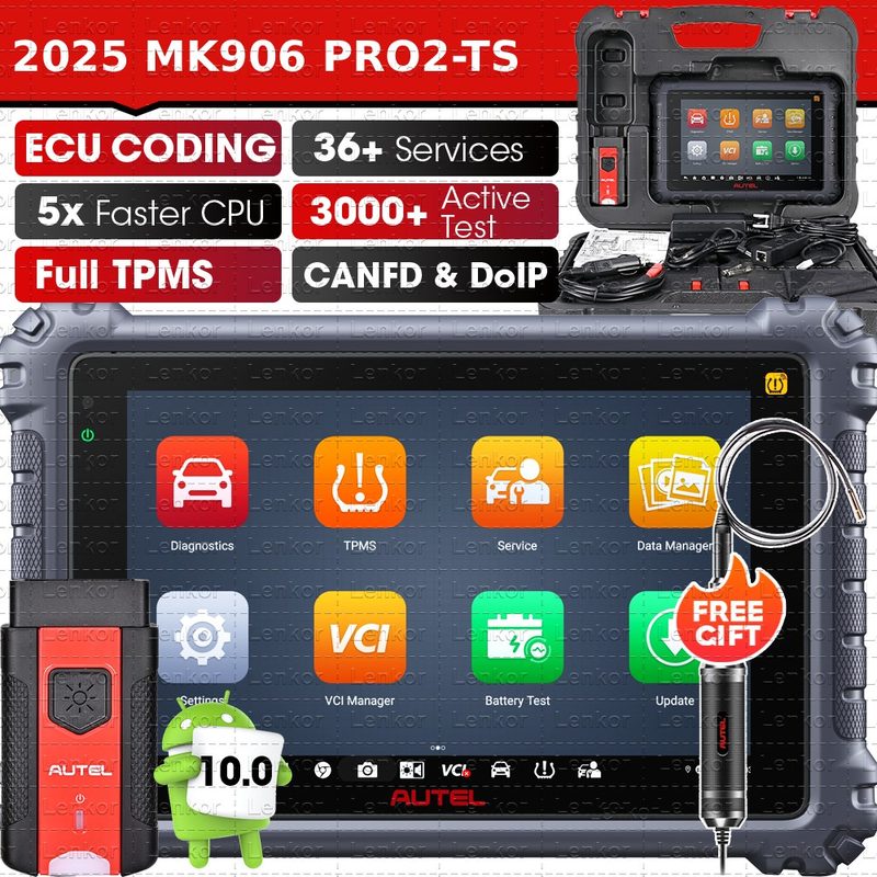 Диагностический сканер Autel MK906PRO2-TS