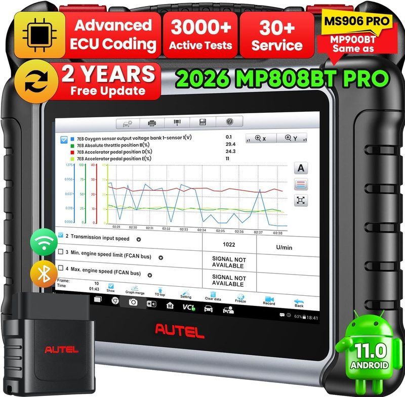 Диагностический сканер Autel MP808BT