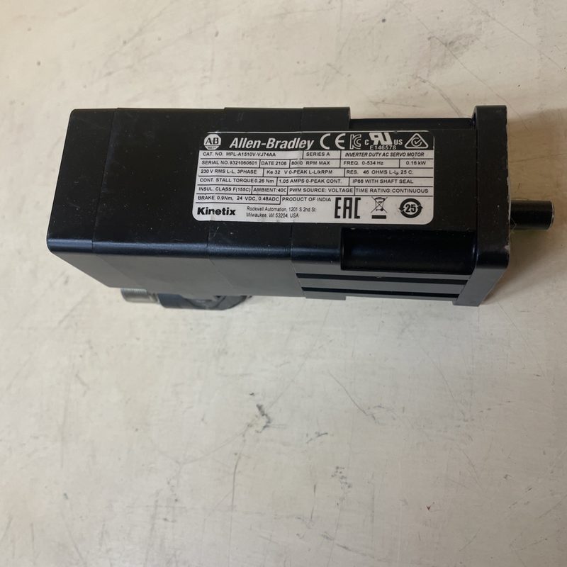 Серводвигатель Allen-Bradley MPL-A1510V-VJ74AA