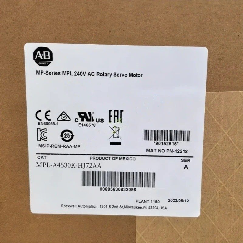 Серводвигатель Allen-Bradley MPL-A4530K-HJ72AA
