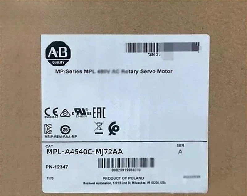 Серводвигатель Allen-Bradley MPL-A4540C-MJ72AA