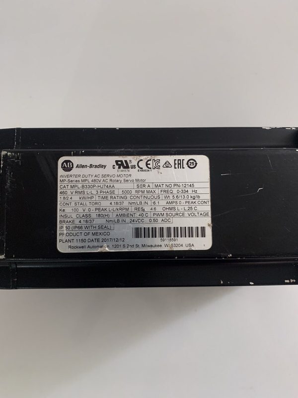 Серводвигатель Allen-Bradley MPL-B330P-HJ74AA