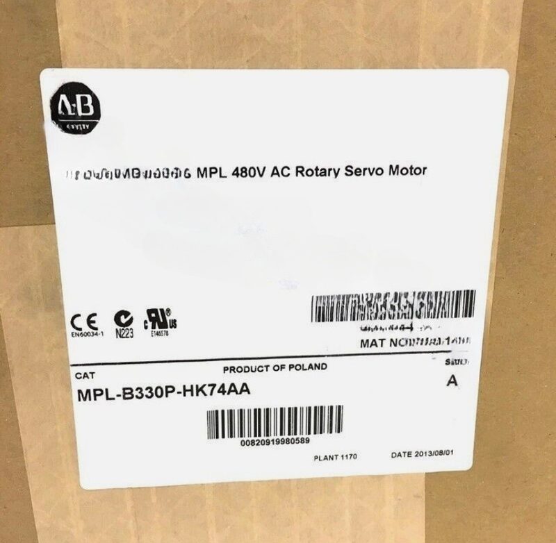 Серводвигатель Allen-Bradley MPL-B330P-HK74AA