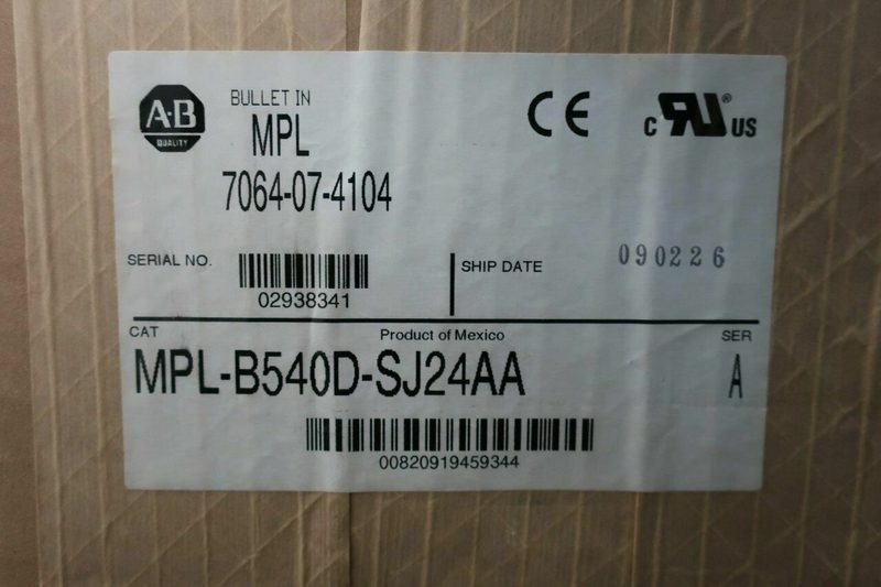 Серводвигатель Allen-Bradley MPL-B540D-SJ24AA