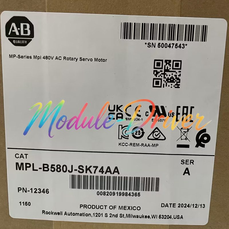 Серводвигатель Allen-Bradley MPL-B580J-SK74AA