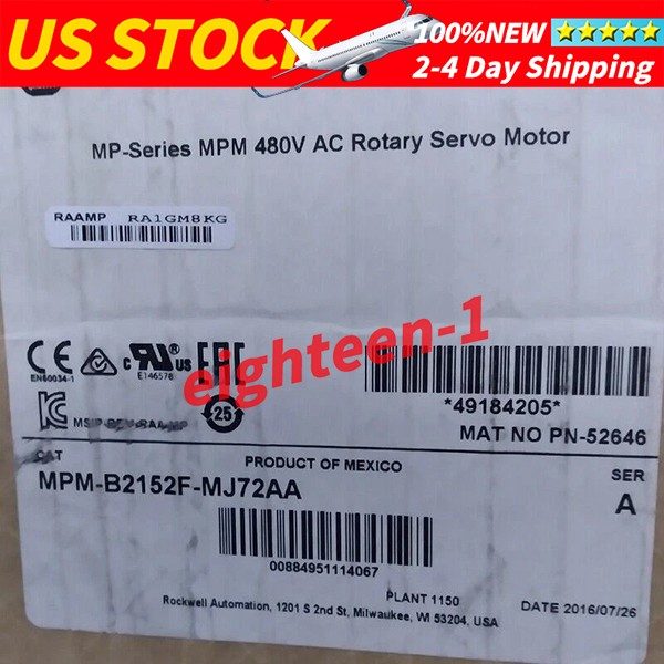 Серводвигатель Allen-Bradley MPM-B2152F-MJ72AA