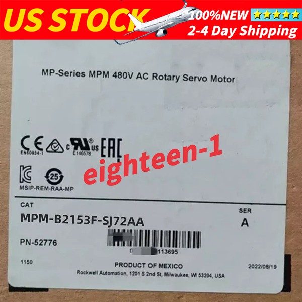 Серводвигатель Allen-Bradley MPM-B2153F-SJ72AA
