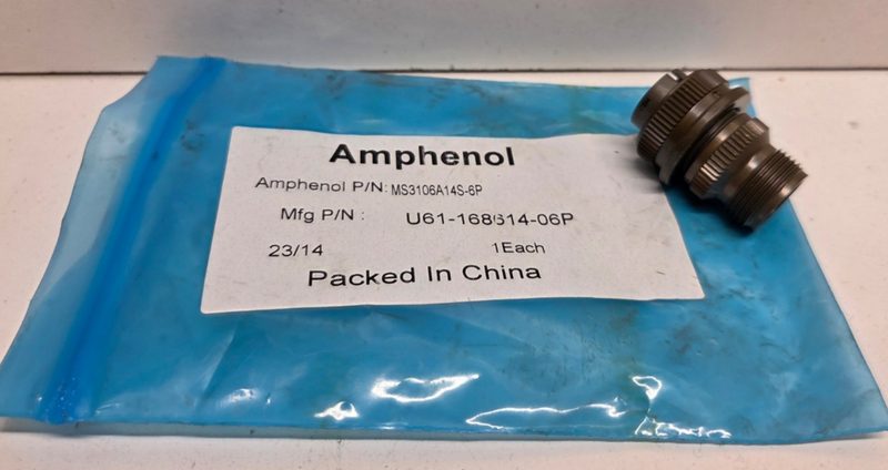 Разъём Amphenol MS3106A14S-6P