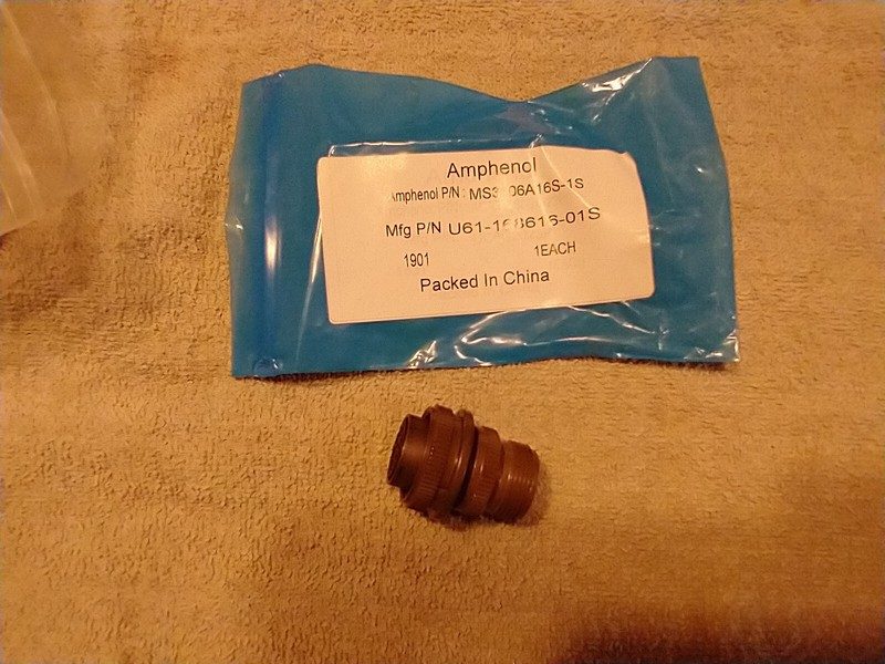 Разъём Amphenol MS3106A16S-1S