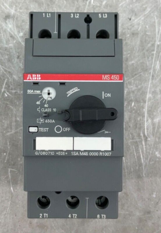 Автоматический выключатель ABB MS450